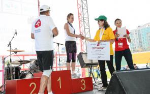Сотрудница Zibroo - одна из марафонских победителей 21.04.2014